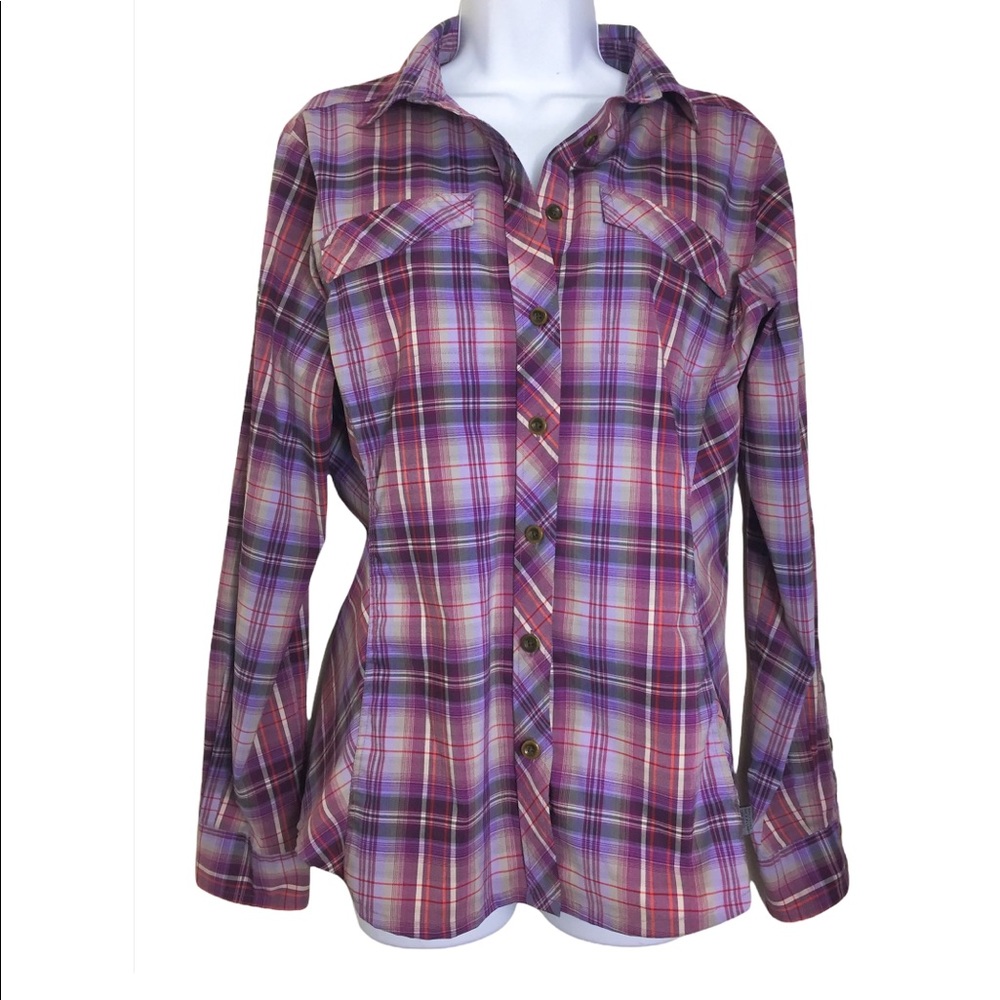 EASTERN MOUNTAIN SPORTS Plaid Button Down Shirt - Picture 2 of 12